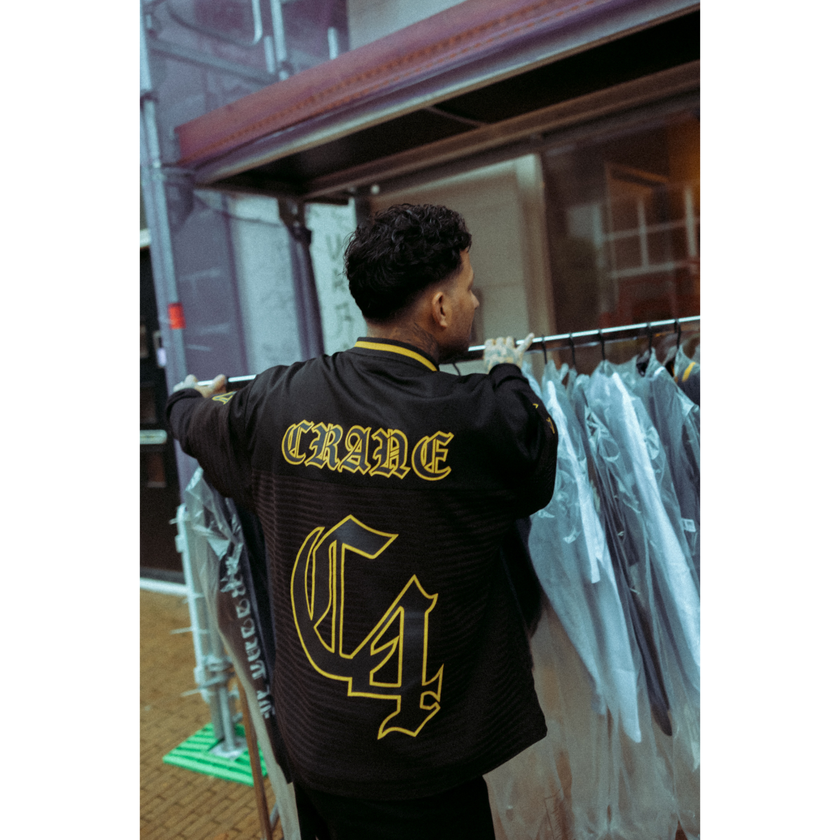 MESH JERSEY BLACK YELLOW