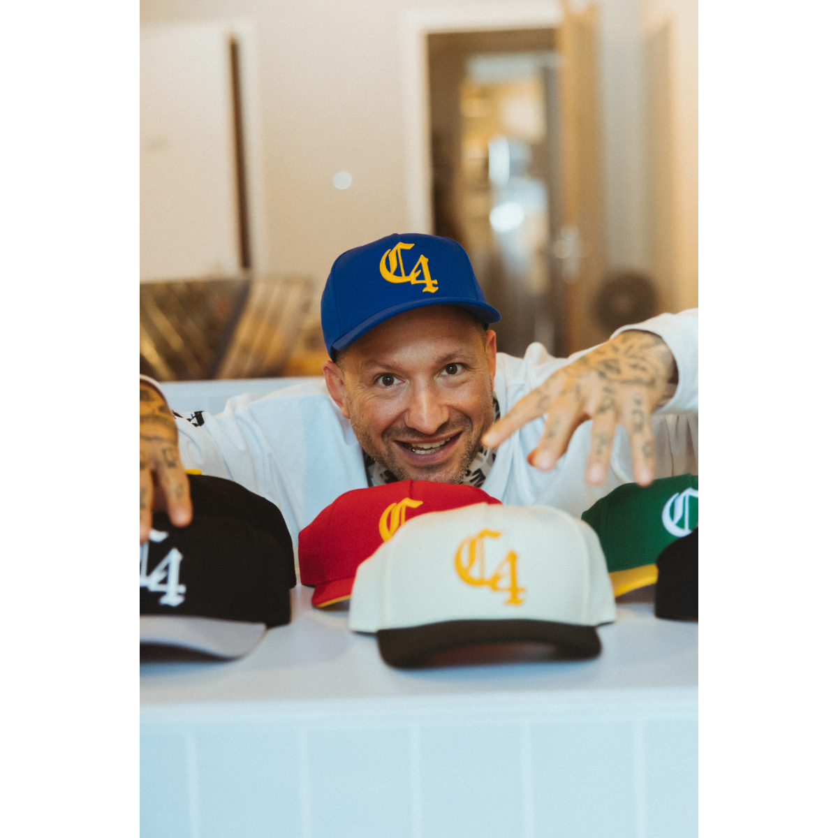 C4 CAP BLUE