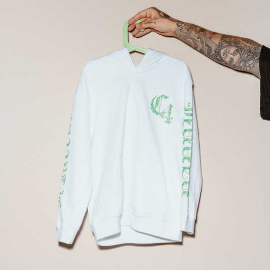 C4 KIDS HOODIE WHITE