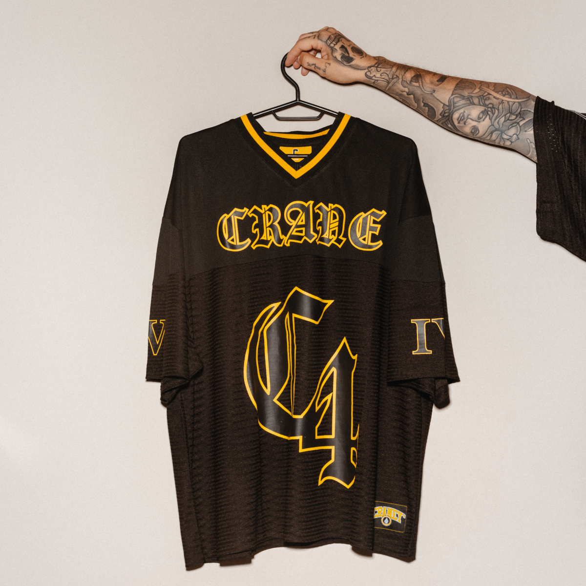 MESH JERSEY BLACK YELLOW