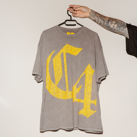 VINTAGE TEE WASHED GREY