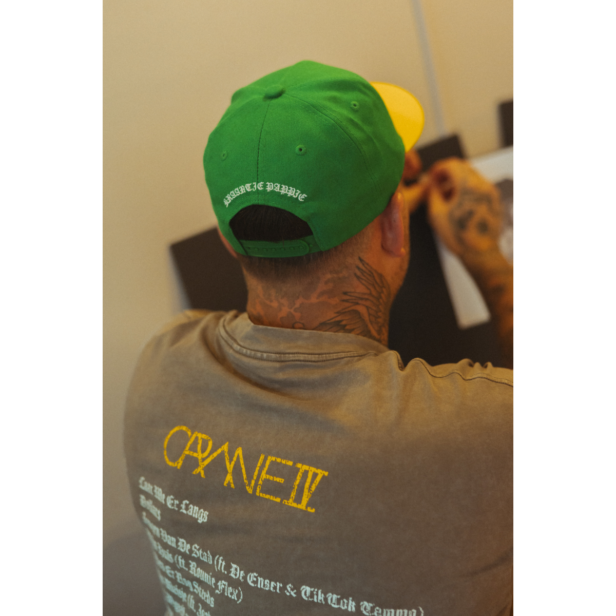 C4 CAP GREEN YELLOW