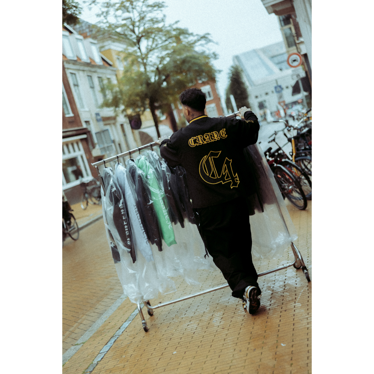 MESH JERSEY BLACK YELLOW