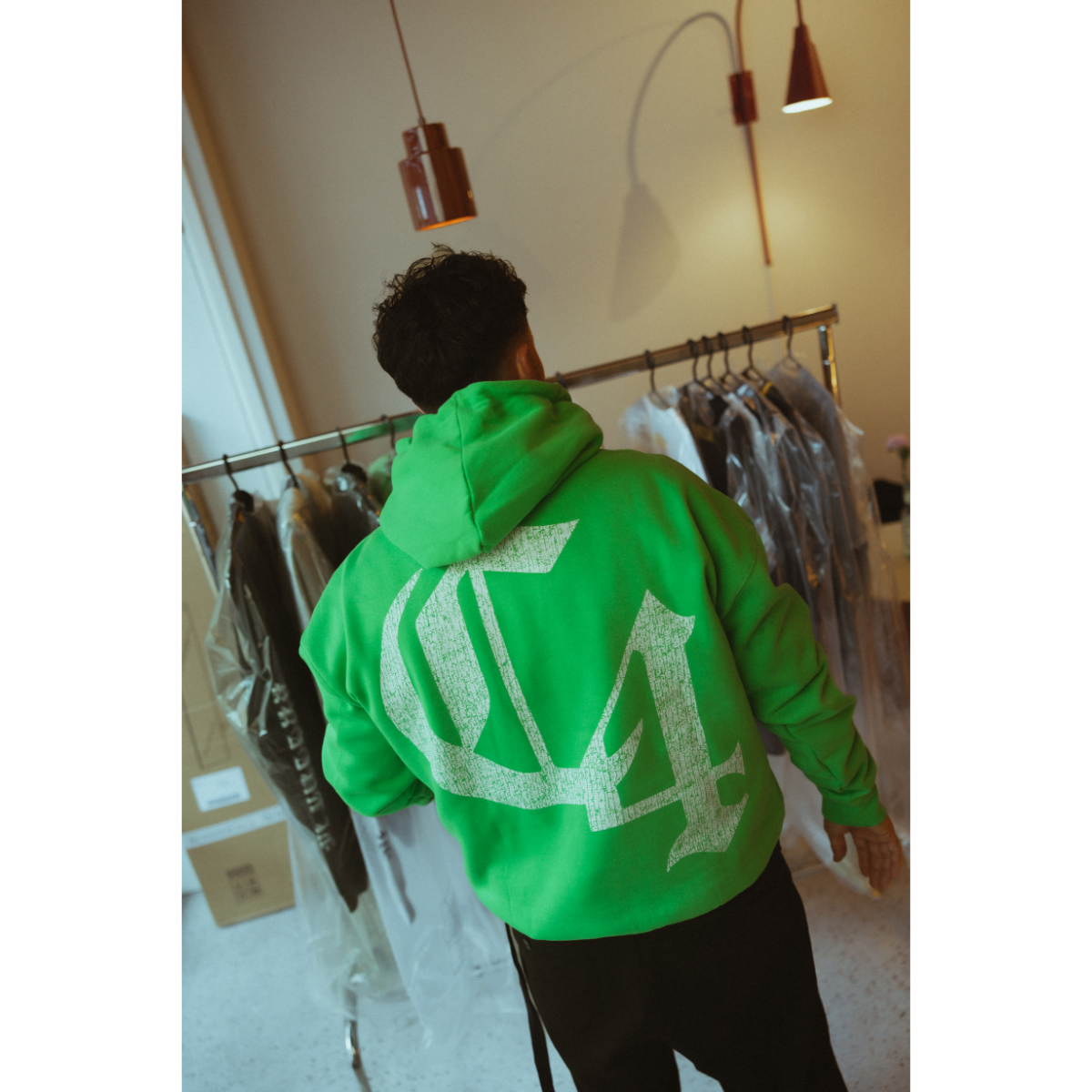 C4 HOODIE GREEN