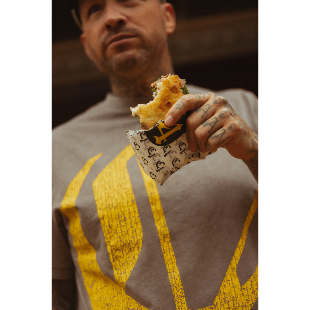 VINTAGE TEE WASHED GREY