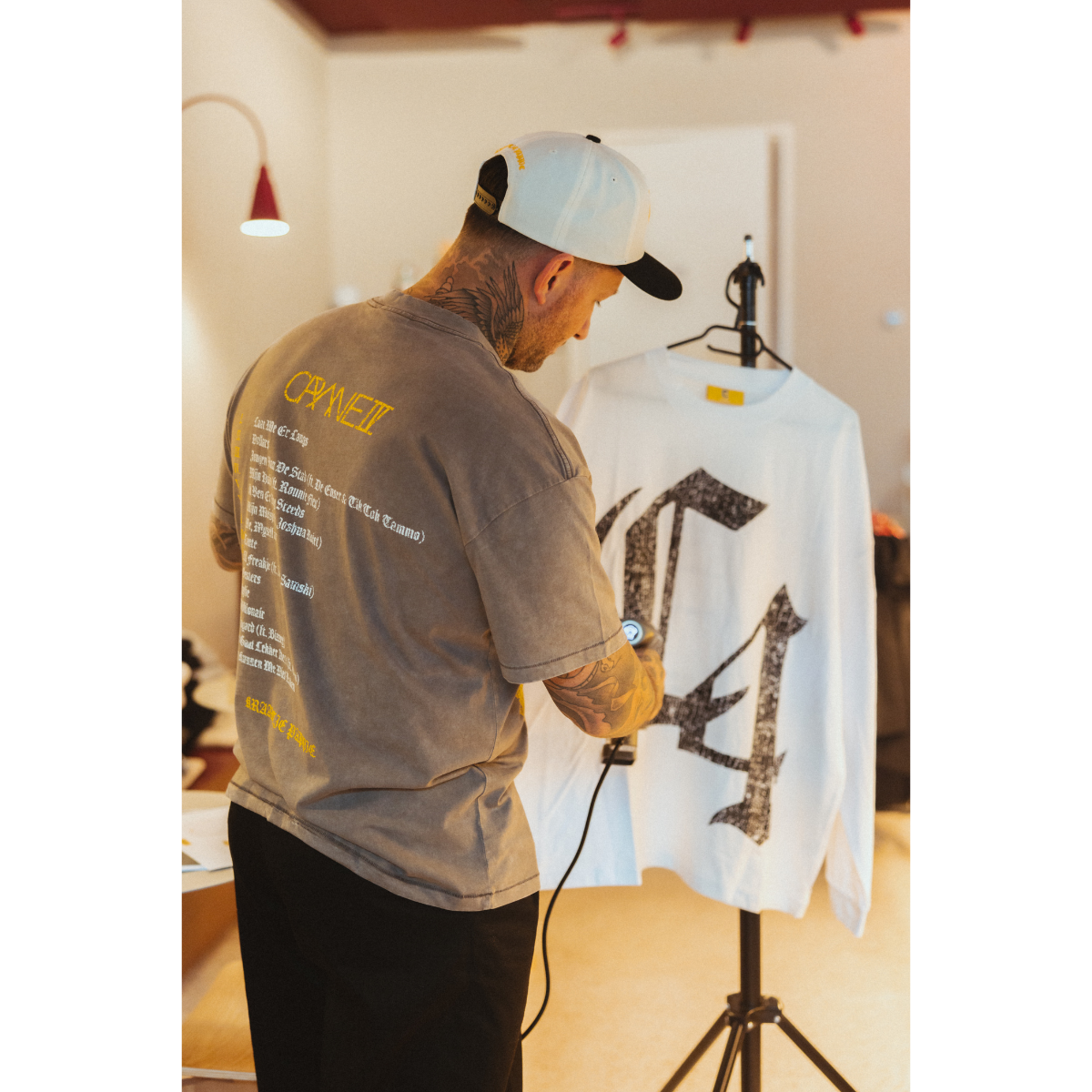 VINTAGE TEE WASHED GREY